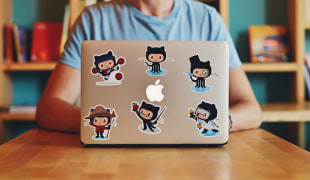 Individuelle Laptop Sticker