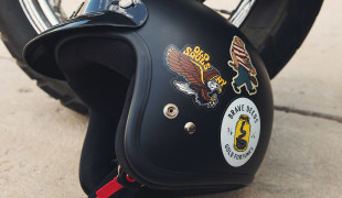 Motorcycle helmet stickers