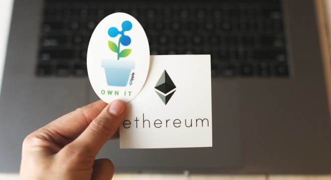 Custom cryptocurrency stickers