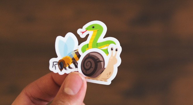 Custom emoji stickers