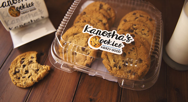 Custom food labels for cookies