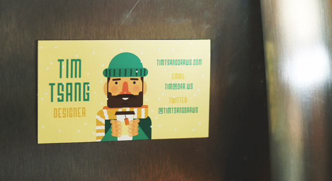 Fridge magnet for business