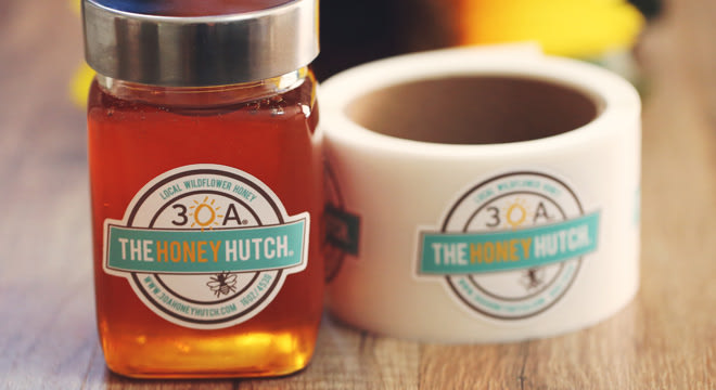 Custom honey labels for honey jars