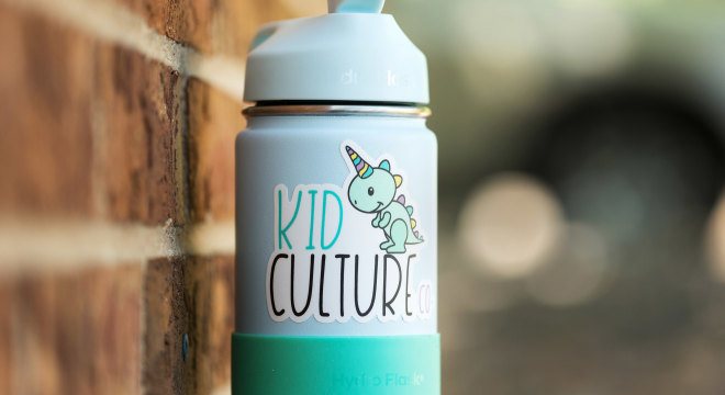 Custom hydro flask sticker for kids