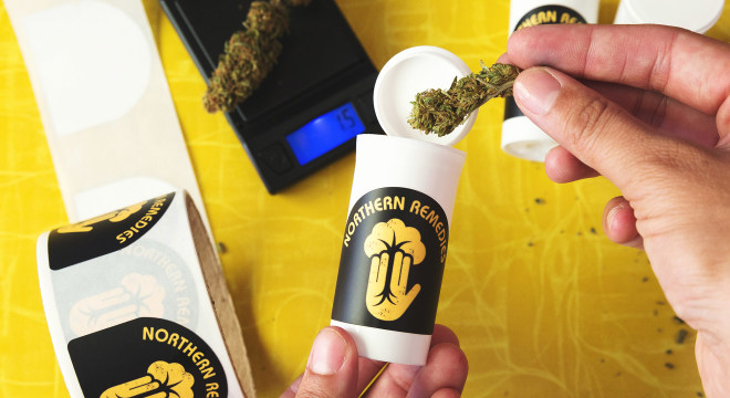 Custom marijuana packaging
