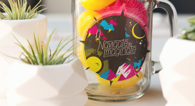 Custom mason jar labels for events