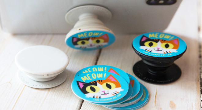 Custom popsocket stickers and popsockets