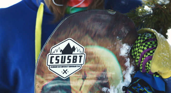 Custom snowboard stickers
