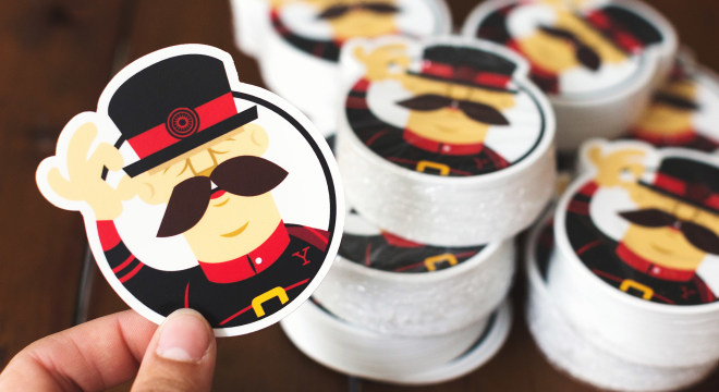 Custom stickers for wholesale