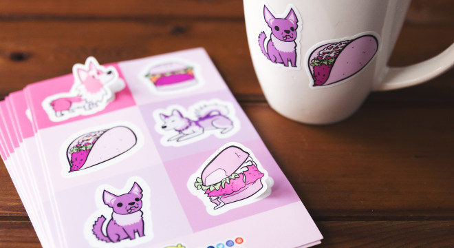 cute custom stickers sheets