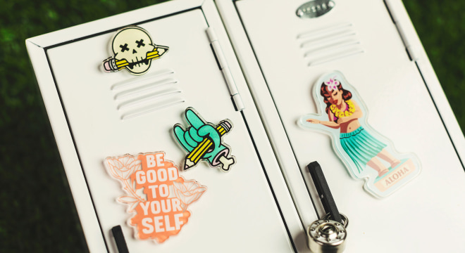 Acrylic magnets