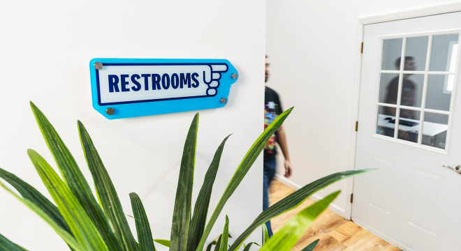 Die cut acrylic signs image 1