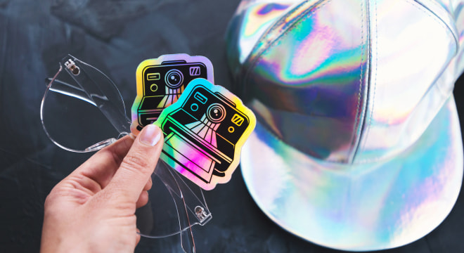 Holographic stickers, Free shipping