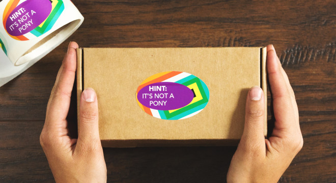 Oval labels
