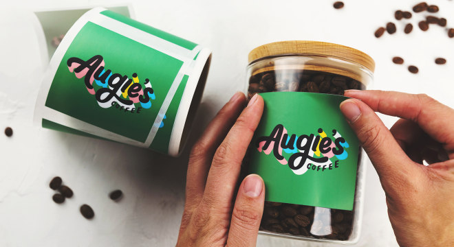 Square labels