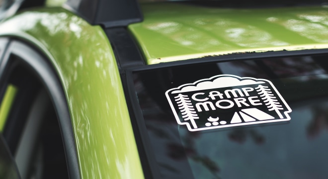 Custom outlet windshield stickers