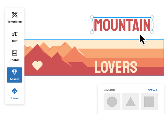 Bumper sticker templates Sticker Mule