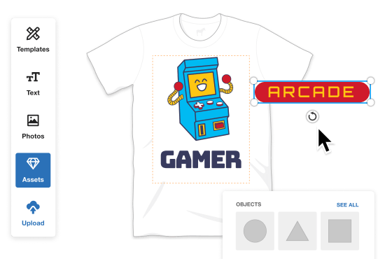 Design your own deals t shirt template