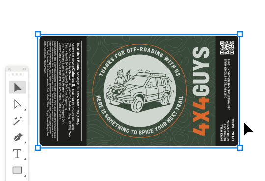 White label hot sauce templates