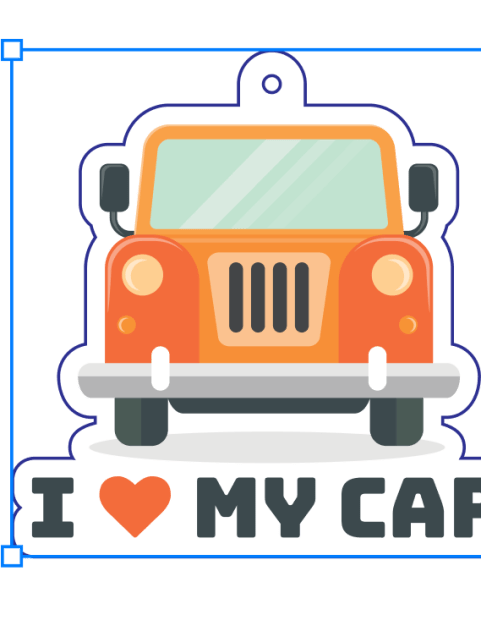 Keychain templates Sticker Mule