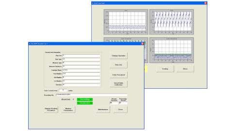 Data collection screens