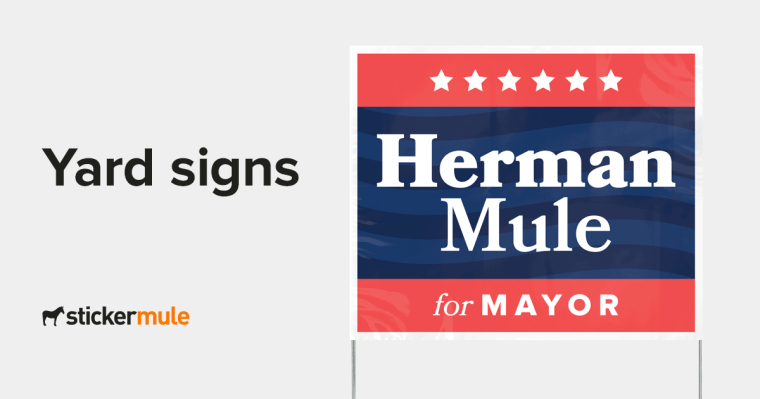 Sticker Mule launches double-sided printed custom yard signs to help you stand out!