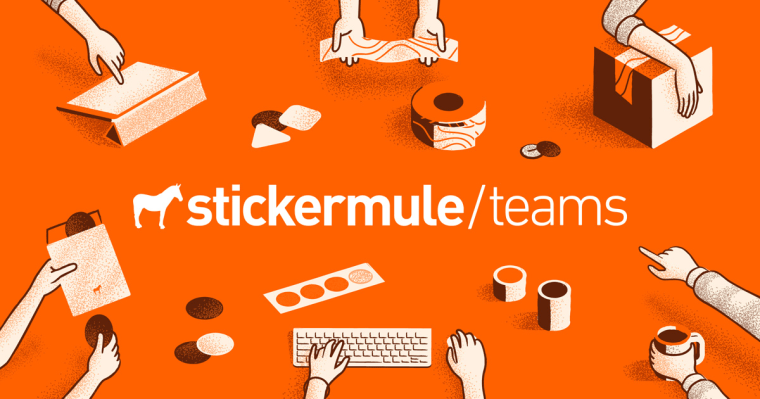 Sticker Mule für Teams