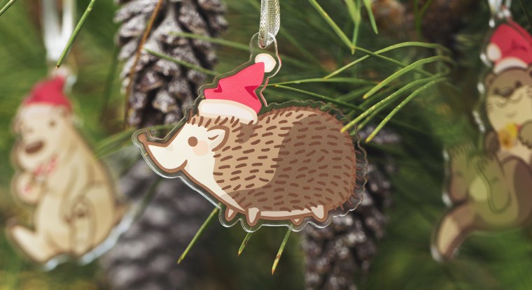 Voici les décorations de Noël personnalisées de Sticker Mule !
