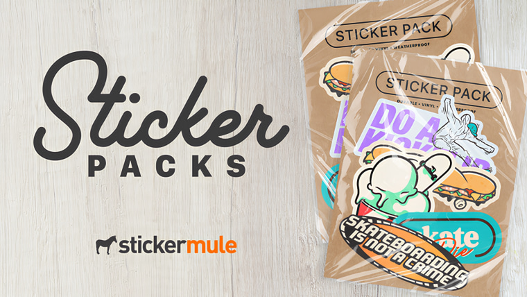 Regroupez plusieurs designs avec les packs de stickers