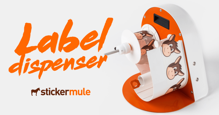 Lernen Sie den automatischen Etikettenspender von Sticker Mule kennen