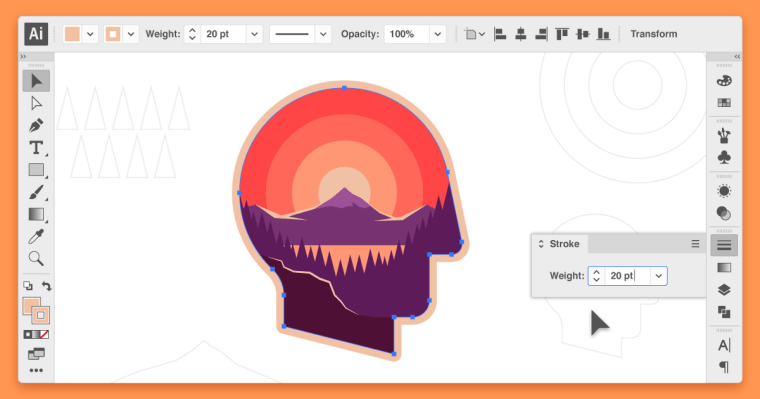 La guía de novatos para diseñar pegatinas en Illustrator