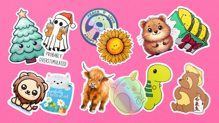 12 stickers lindos en las Tiendas de Sticker Mule