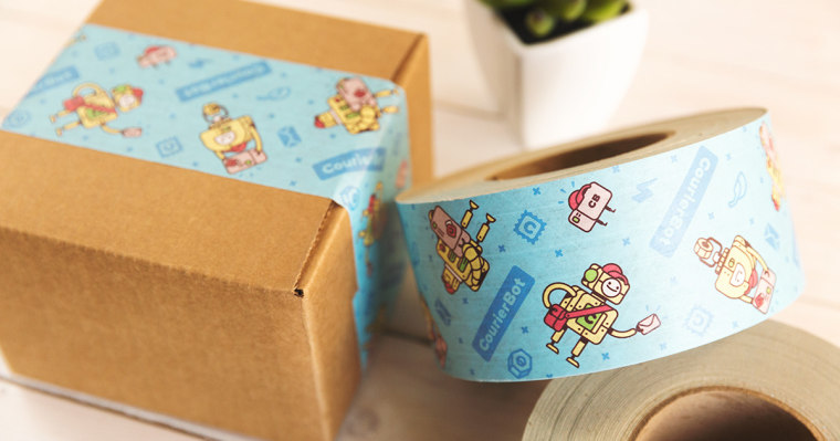 How to print your own packaging tape (video tutorial) 