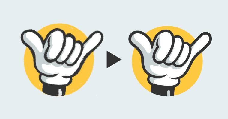 How to convert any image to vector