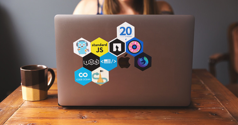 Les avantages des stickers hexagonaux