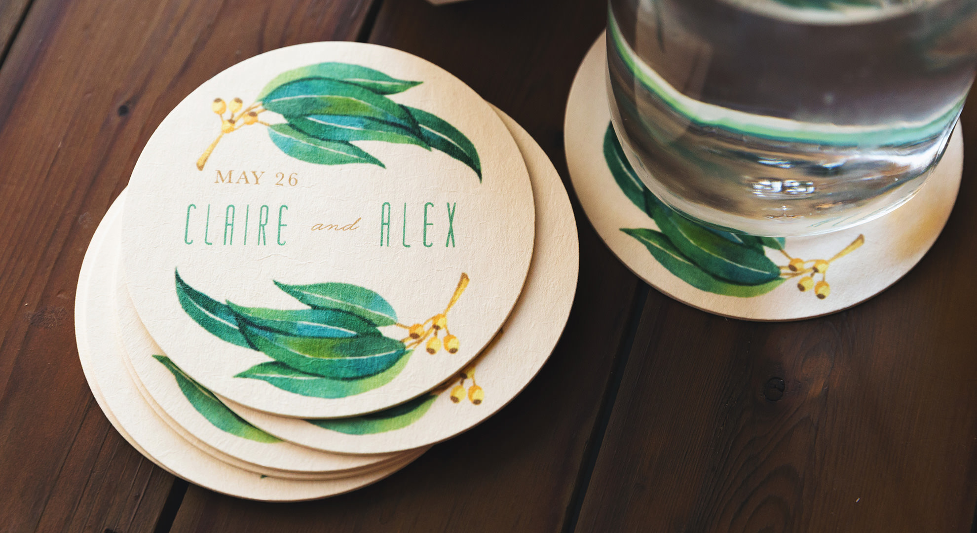 Custom drink coasters Sticker Mule Australia