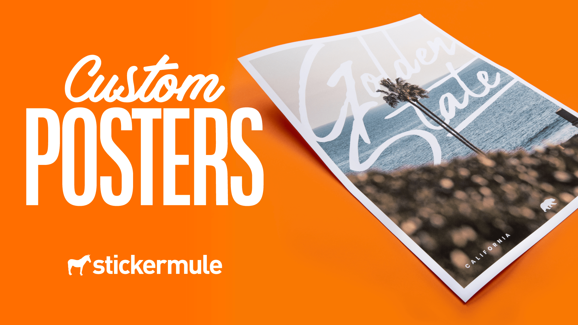 Wo kann man Poster selbst gestalten und drucken? Natürlich bei Sticker Mule! Blog Sticker