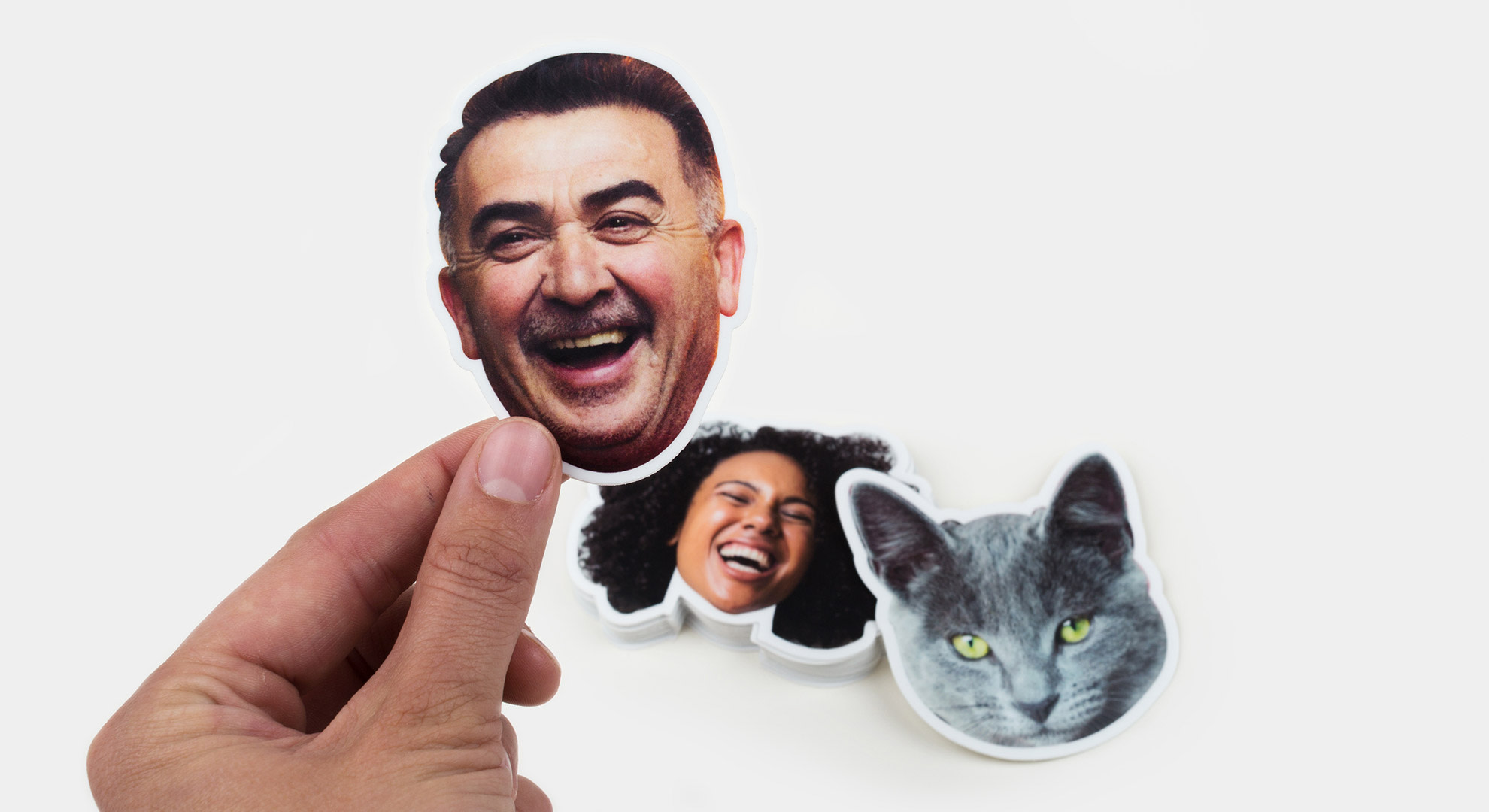 Custom face stickers, Free shipping