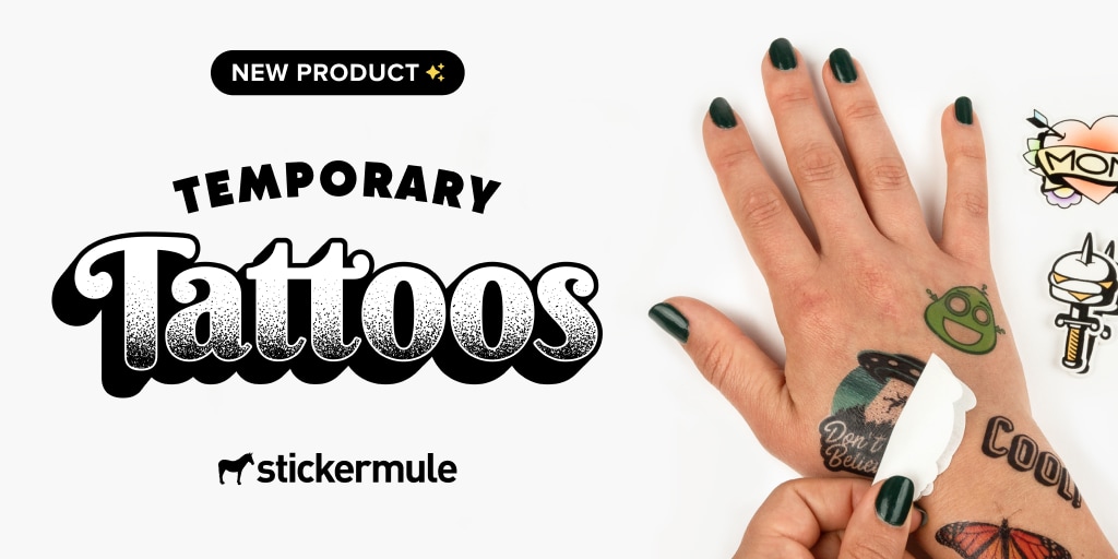 How to make custom temporary tattoos from a photo | Blog | Sticker Mule EU