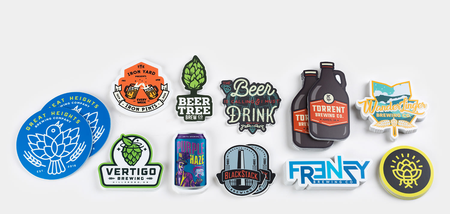 Brewery stickers 