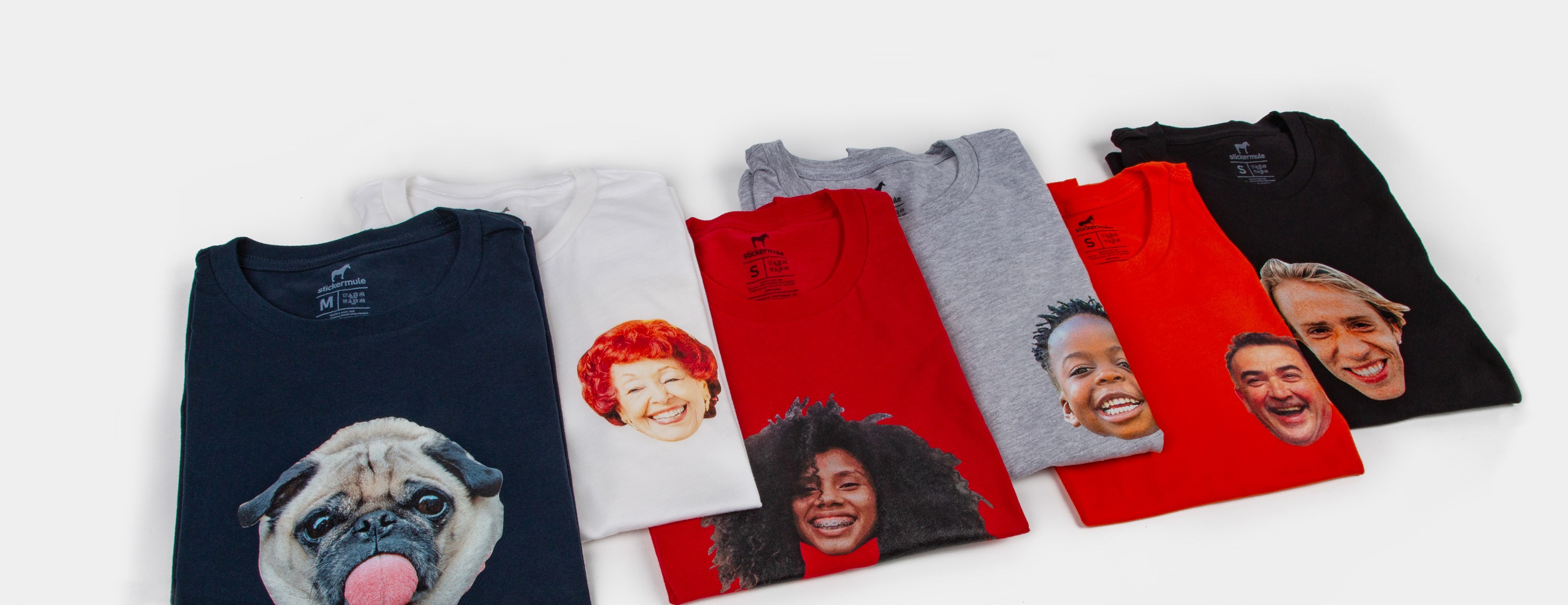 Gepersonaliseerde t-shirts met gezicht