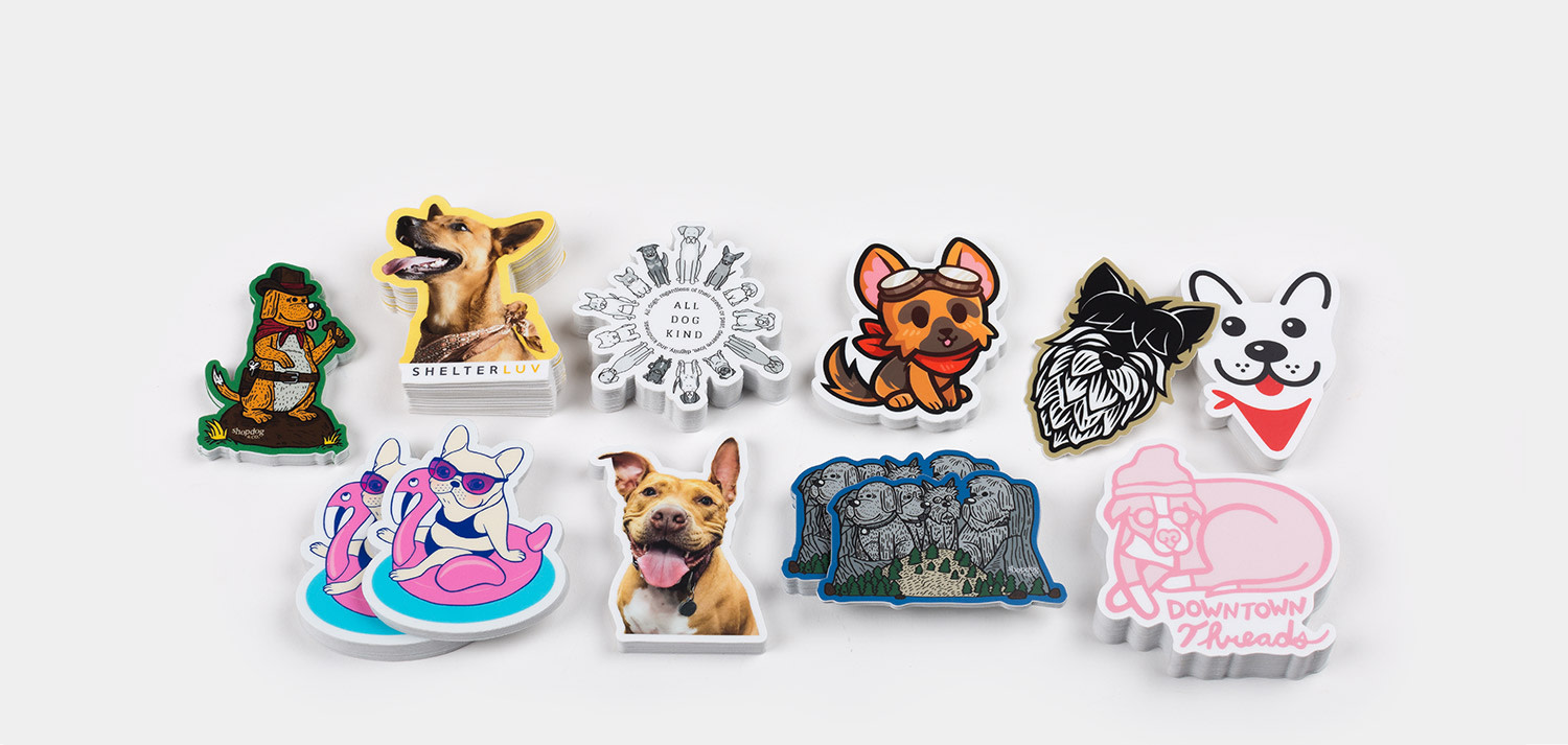 Dog stickers