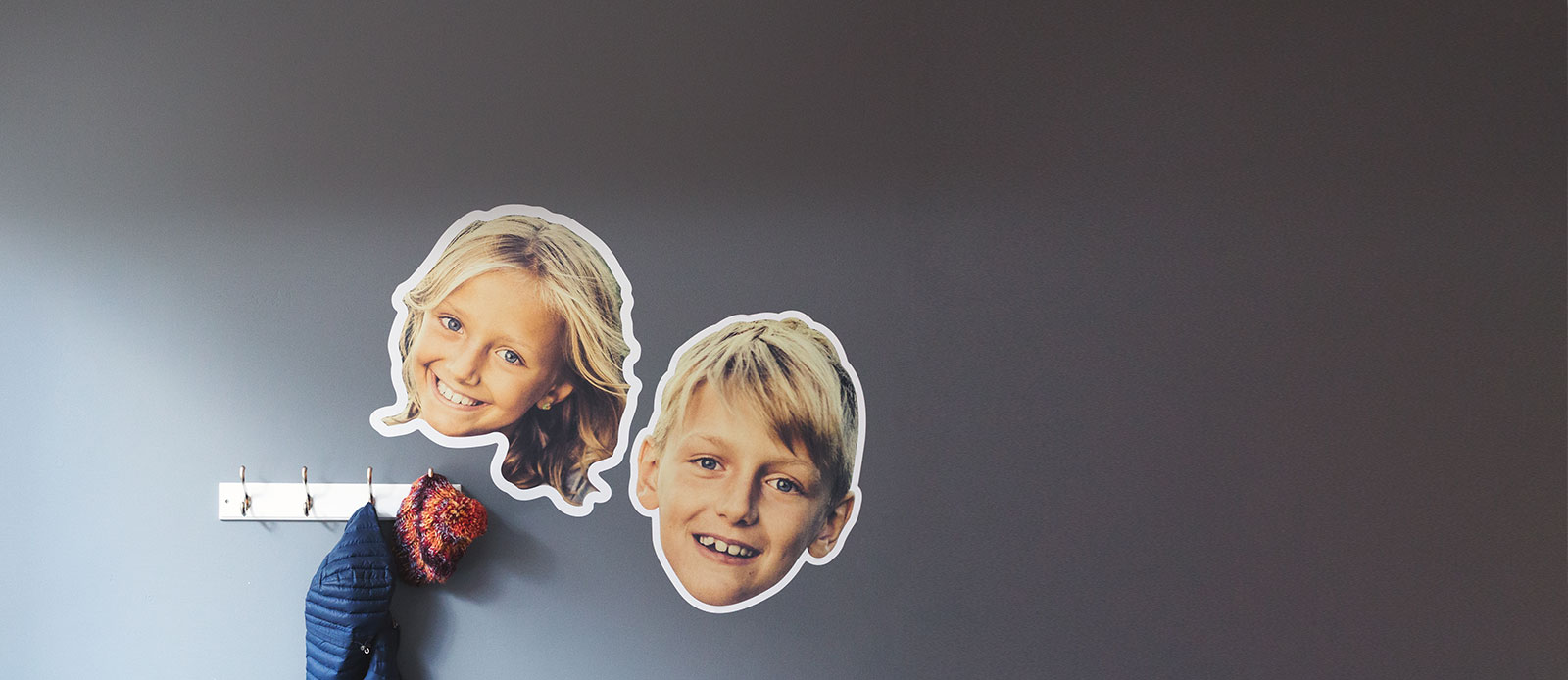 Face wall decals