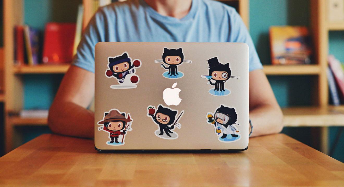 Individuelle Laptop Sticker