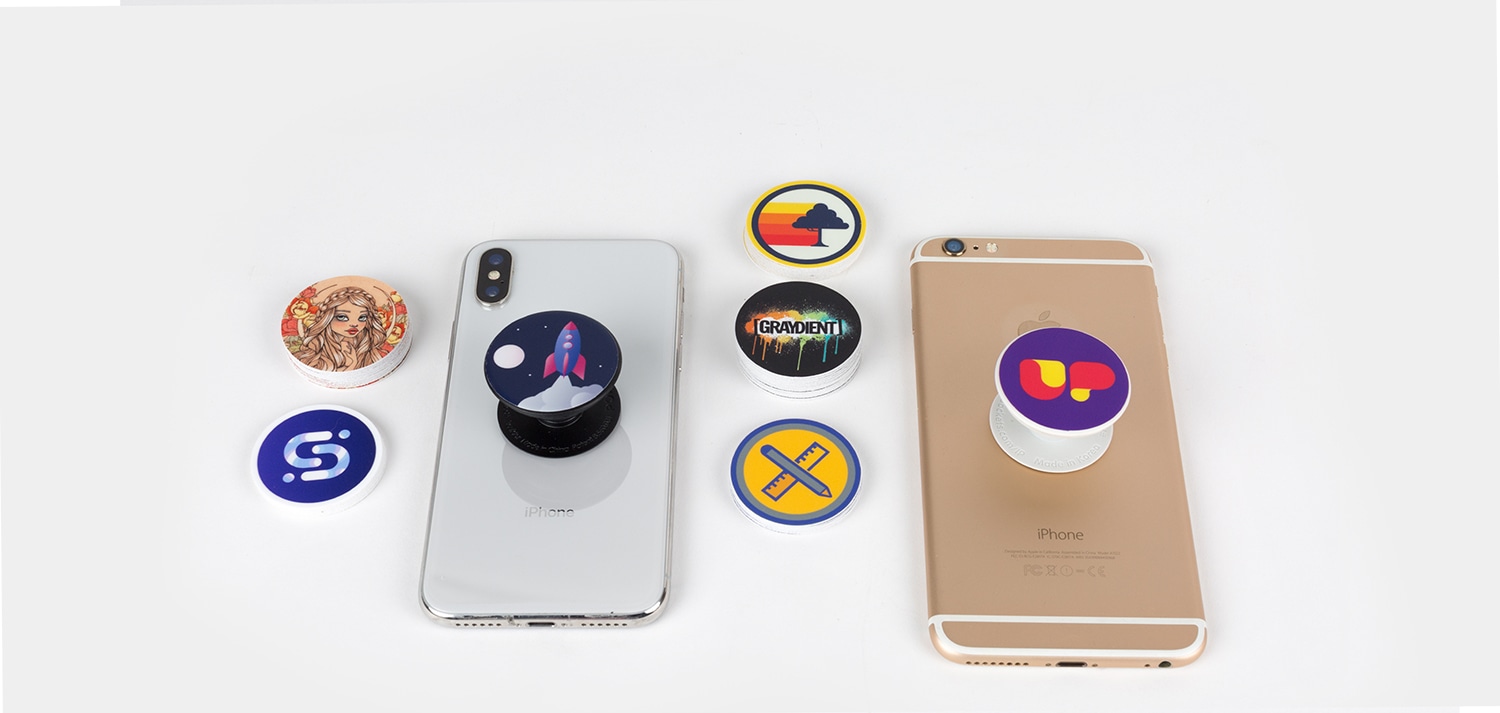 Adesivos de pop socket para celular