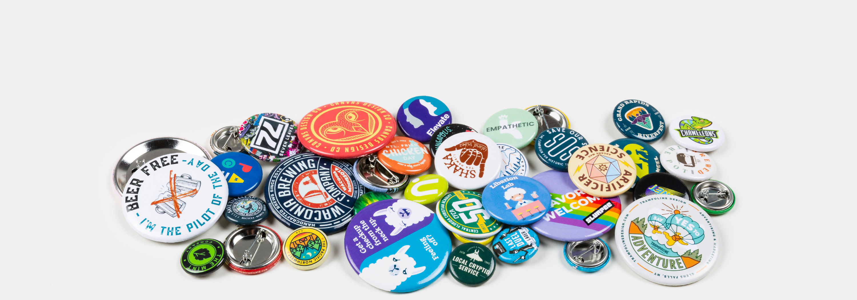 Promotional buttons