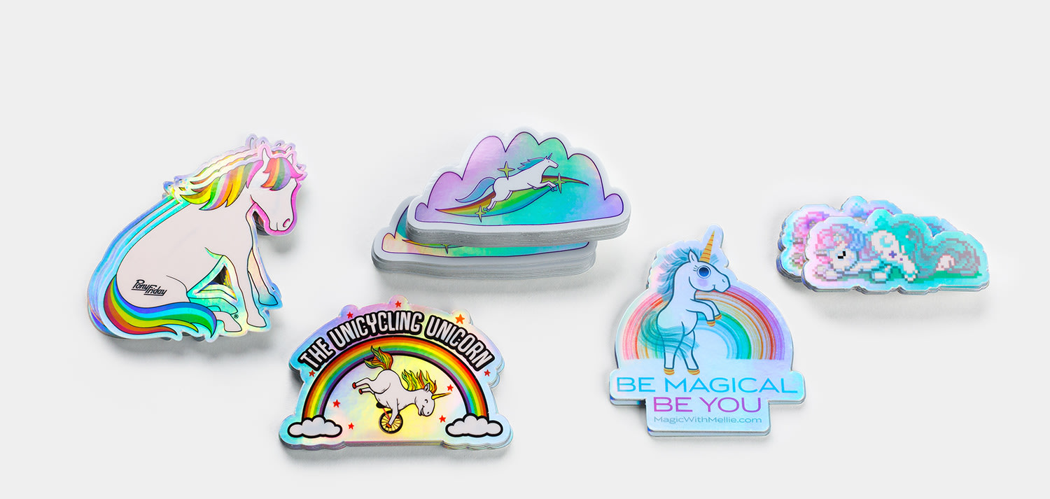 Pegatinas de unicornios