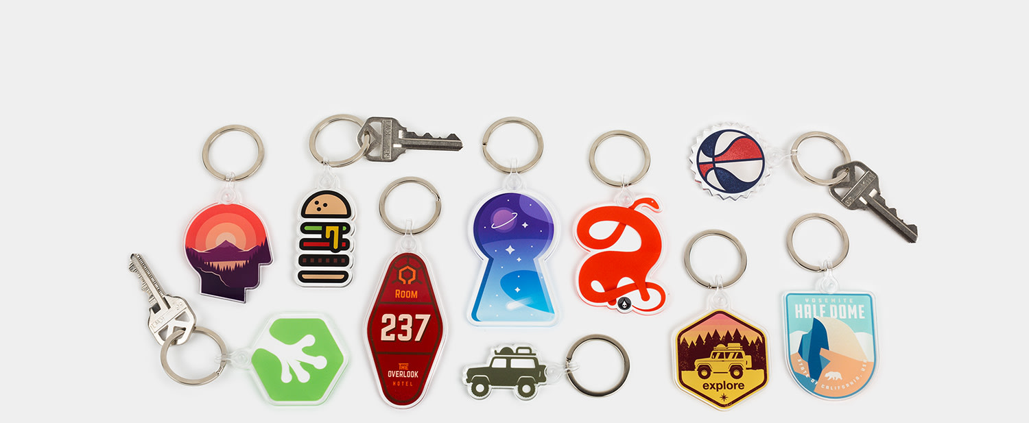 Custom keychains