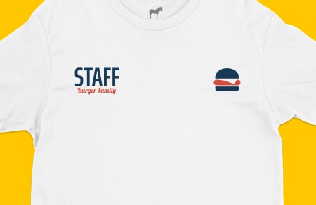 T-shirts para staff