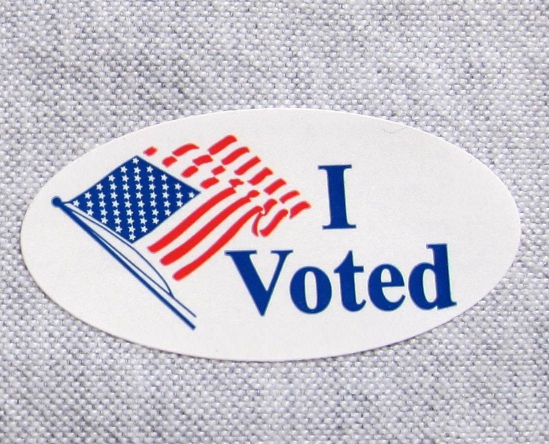 I Voted sticker